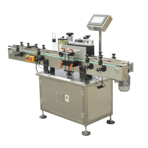 Automatiske to etikettehoveder Sticker Labeller Applicator Machinery