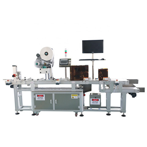 Youghut Cups Top and Warp Around Labeling Machine