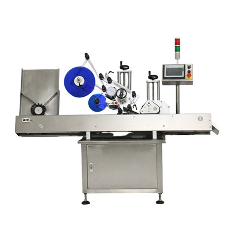 Flat Container Top Surface Labeling Machine