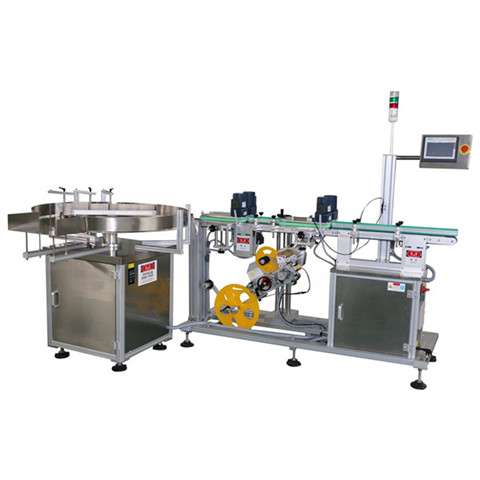 Glasflaske Et klistermærke Wrap Labeling Machine