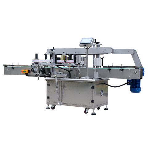 Auto Round Box Top Labeling Machine